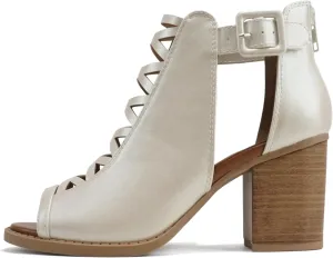 Adele ~ Womens Fahsoin Open Toe Ankle Strap Heeled Sandals