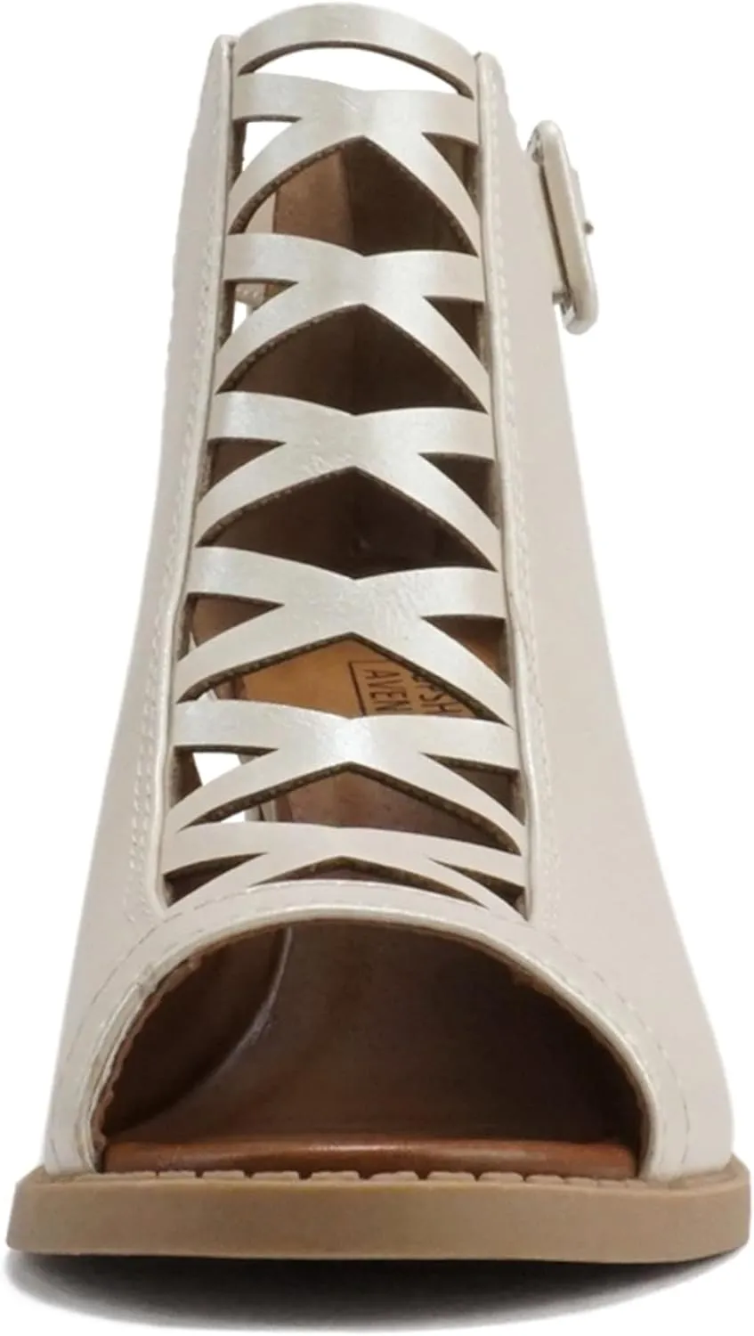 Adele ~ Womens Fahsoin Open Toe Ankle Strap Heeled Sandals