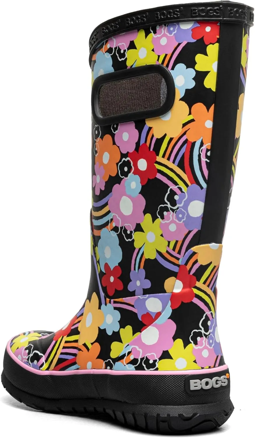 BOGS Rain Boots Rainbow Flower (Toddler/Little Kid/Big Kid)