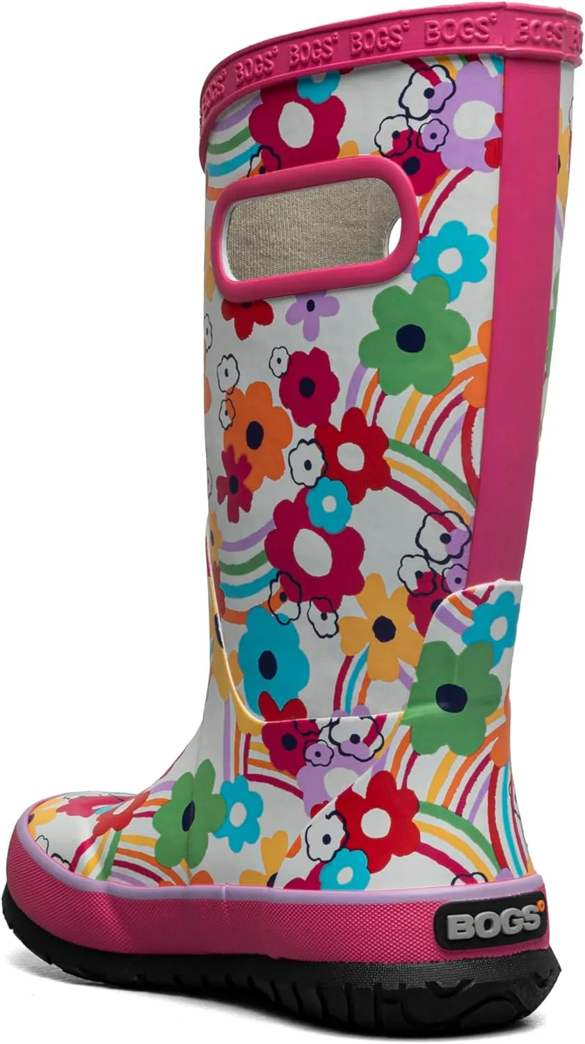 BOGS Rain Boots Rainbow Flower (Toddler/Little Kid/Big Kid)