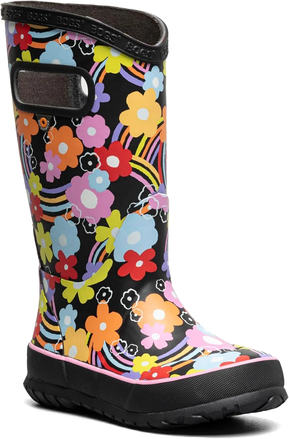 BOGS Rain Boots Rainbow Flower (Toddler/Little Kid/Big Kid)