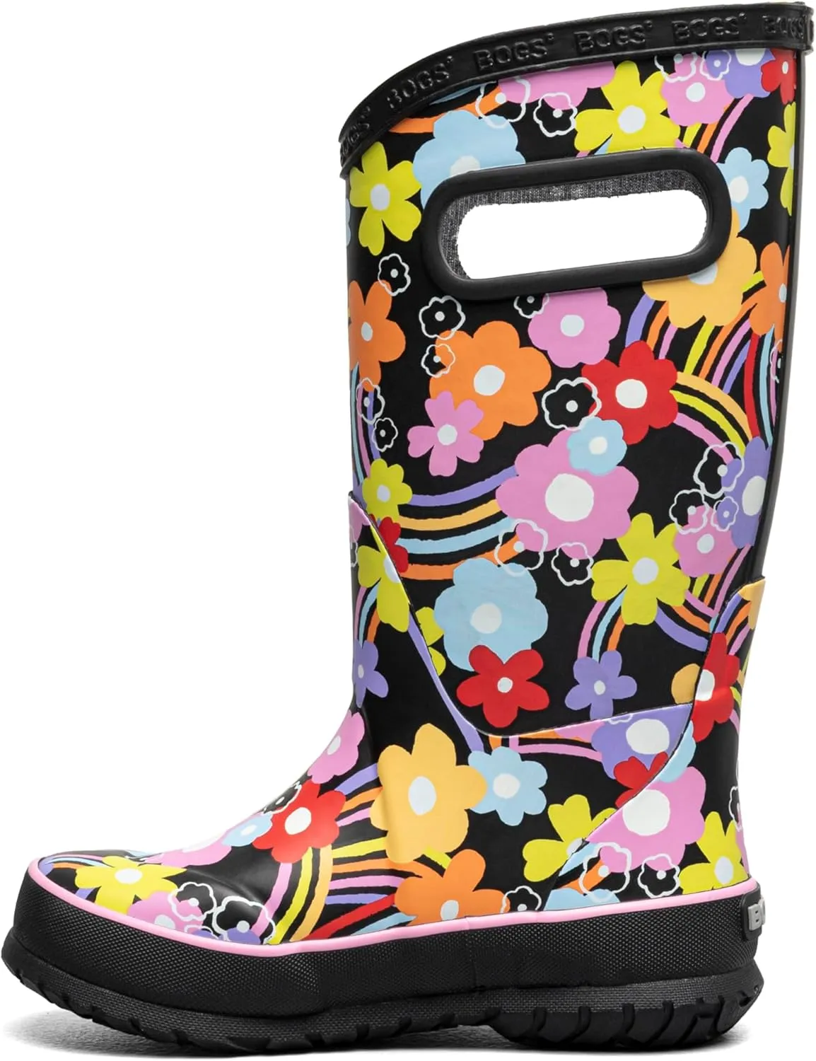 BOGS Rain Boots Rainbow Flower (Toddler/Little Kid/Big Kid)