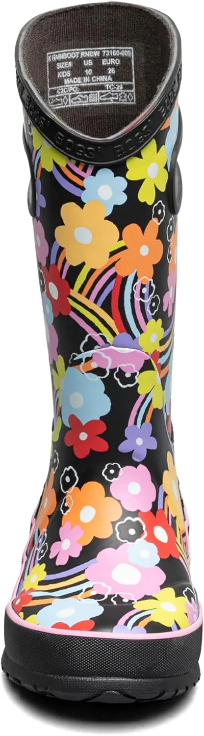 BOGS Rain Boots Rainbow Flower (Toddler/Little Kid/Big Kid)
