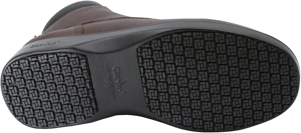 Cactus Unisex Women's LS60 6” Slip Resistant Soft Toe Oil Tumbled Full Grain Leather Certified Slip Resistant Rubber Outsole Restuarant Kitchen Work Boot Non Slip