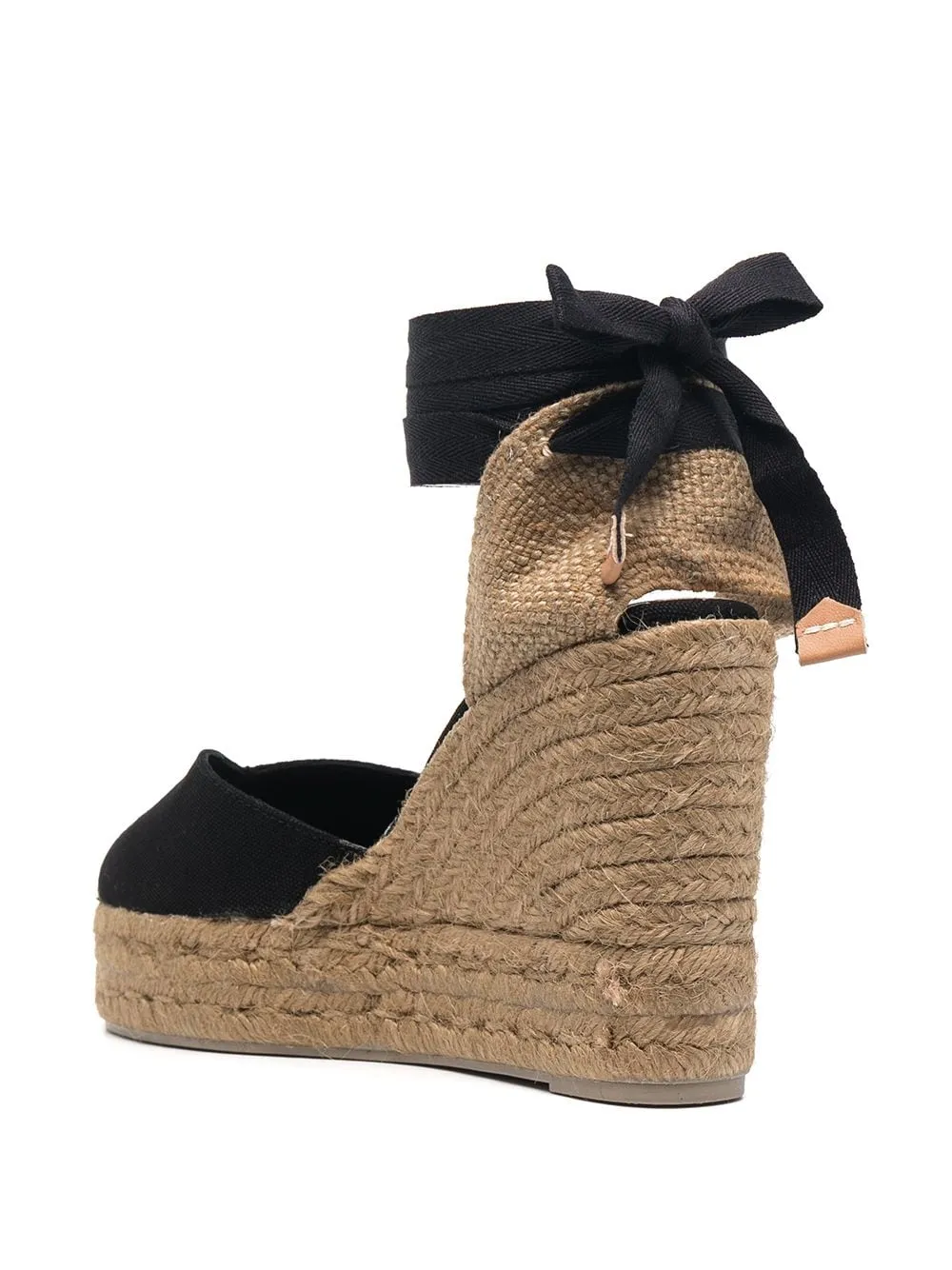 Castaner Chiara Black Wedge Espadrilles