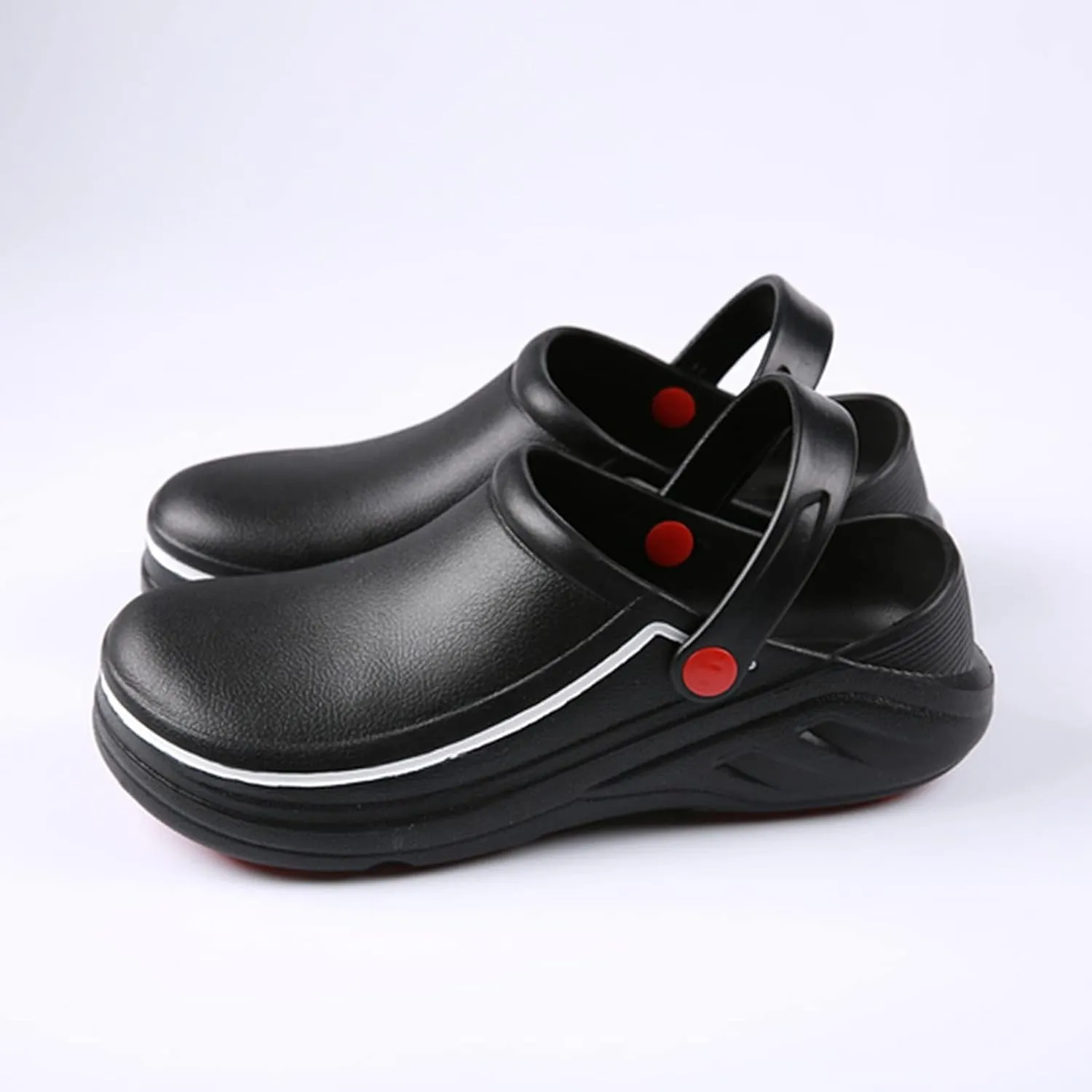 CERYTHRINA Men Chef Nurse Shoes Women Non Slip Waterproof Gardener Clog Shoes Indoor/Outdoor Professional Work Shoe