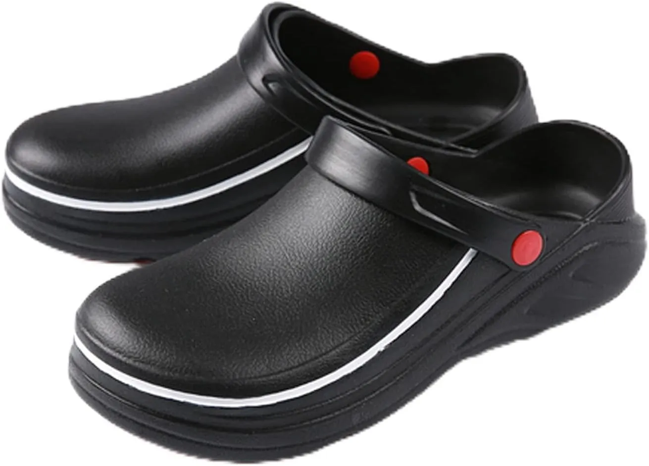 CERYTHRINA Men Chef Nurse Shoes Women Non Slip Waterproof Gardener Clog Shoes Indoor/Outdoor Professional Work Shoe