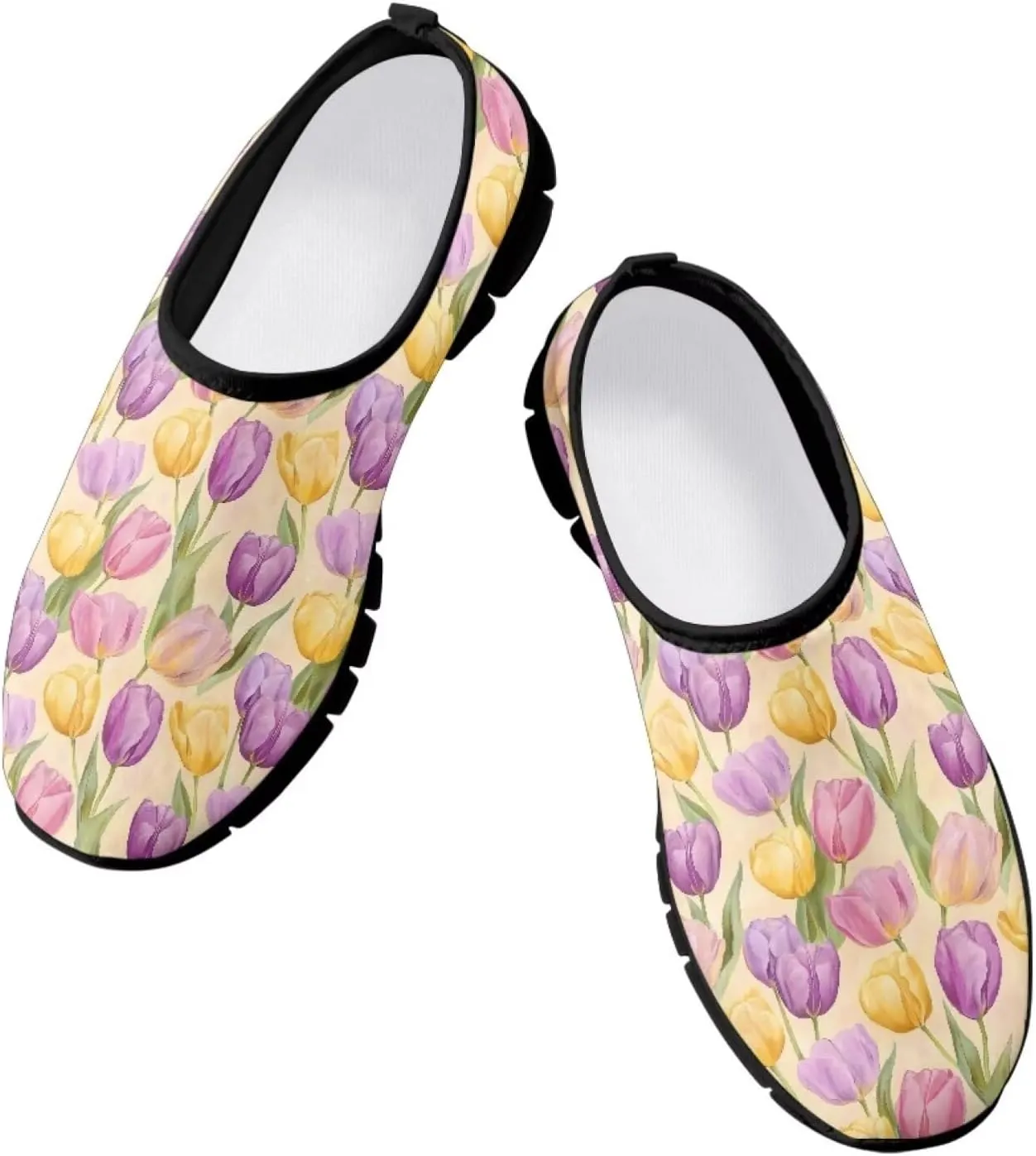 Creative Plants Print Loafers for Women Lightweight Slip On Shoes Low Tops Casual Sneakers for Daily Wear Breathable Walking & Traveling