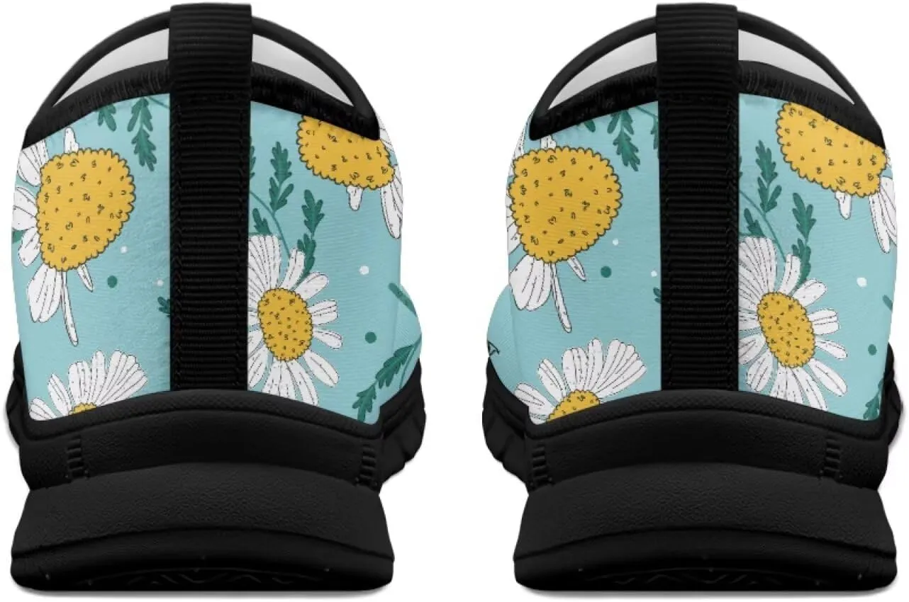 Creative Plants Print Loafers for Women Lightweight Slip On Shoes Low Tops Casual Sneakers for Daily Wear Breathable Walking & Traveling