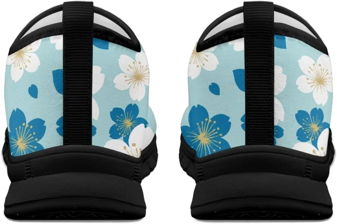 Creative Plants Print Loafers for Women Lightweight Slip On Shoes Low Tops Casual Sneakers for Daily Wear Breathable Walking & Traveling