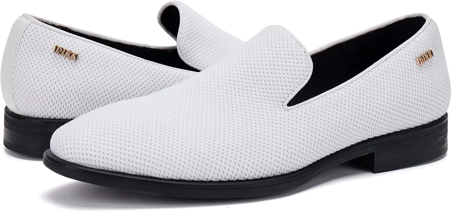 Dirk Dress Shoes for Men Tuxedo Shoes Slip-On Loafer Casual Oxford Shoes Fashion Lightweight