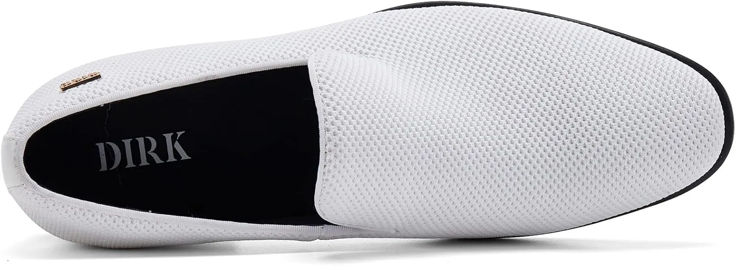 Dirk Dress Shoes for Men Tuxedo Shoes Slip-On Loafer Casual Oxford Shoes Fashion Lightweight