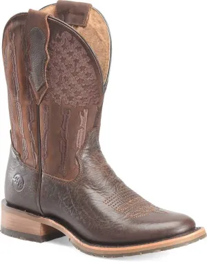 DOUBLE-H Men's DH7032 Beryl, Dark Brown - 10 D