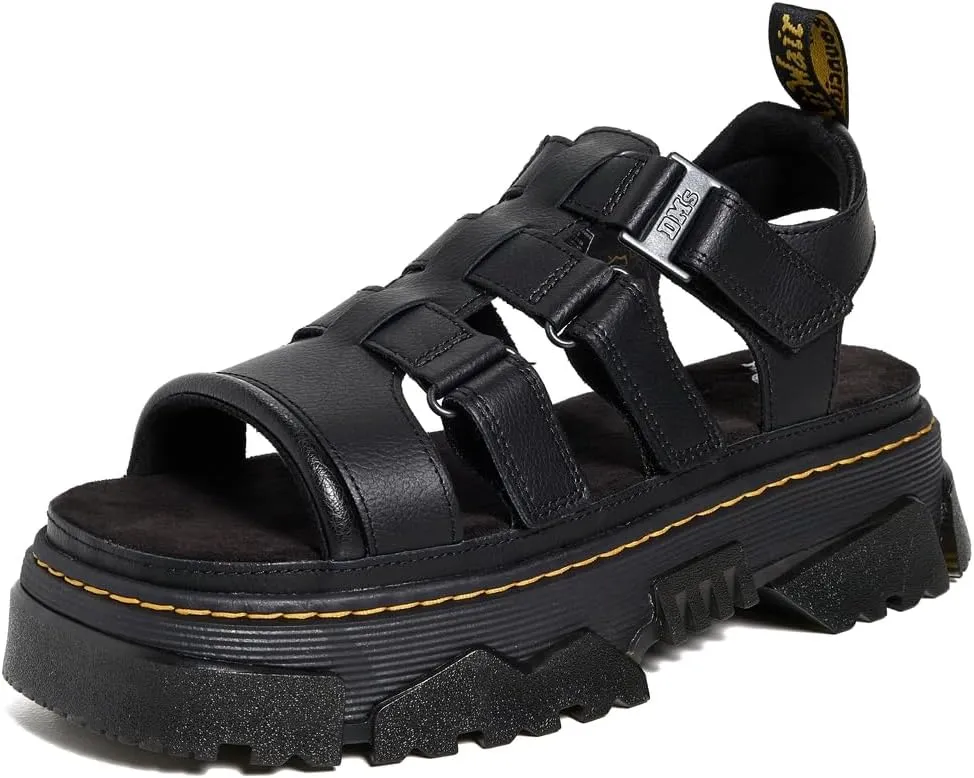 Dr. Martens Women's Mattison 3s Black Athena Sandals