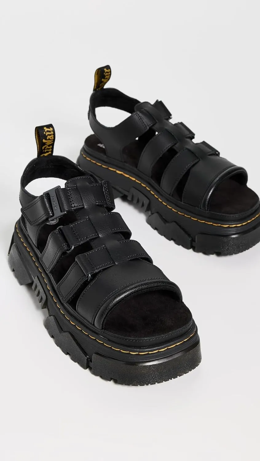 Dr. Martens Women's Mattison 3s Black Athena Sandals