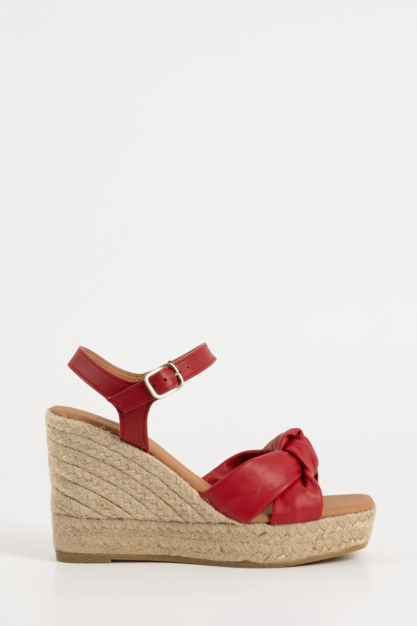 Espadrill Venice 052 | Rött Skinn