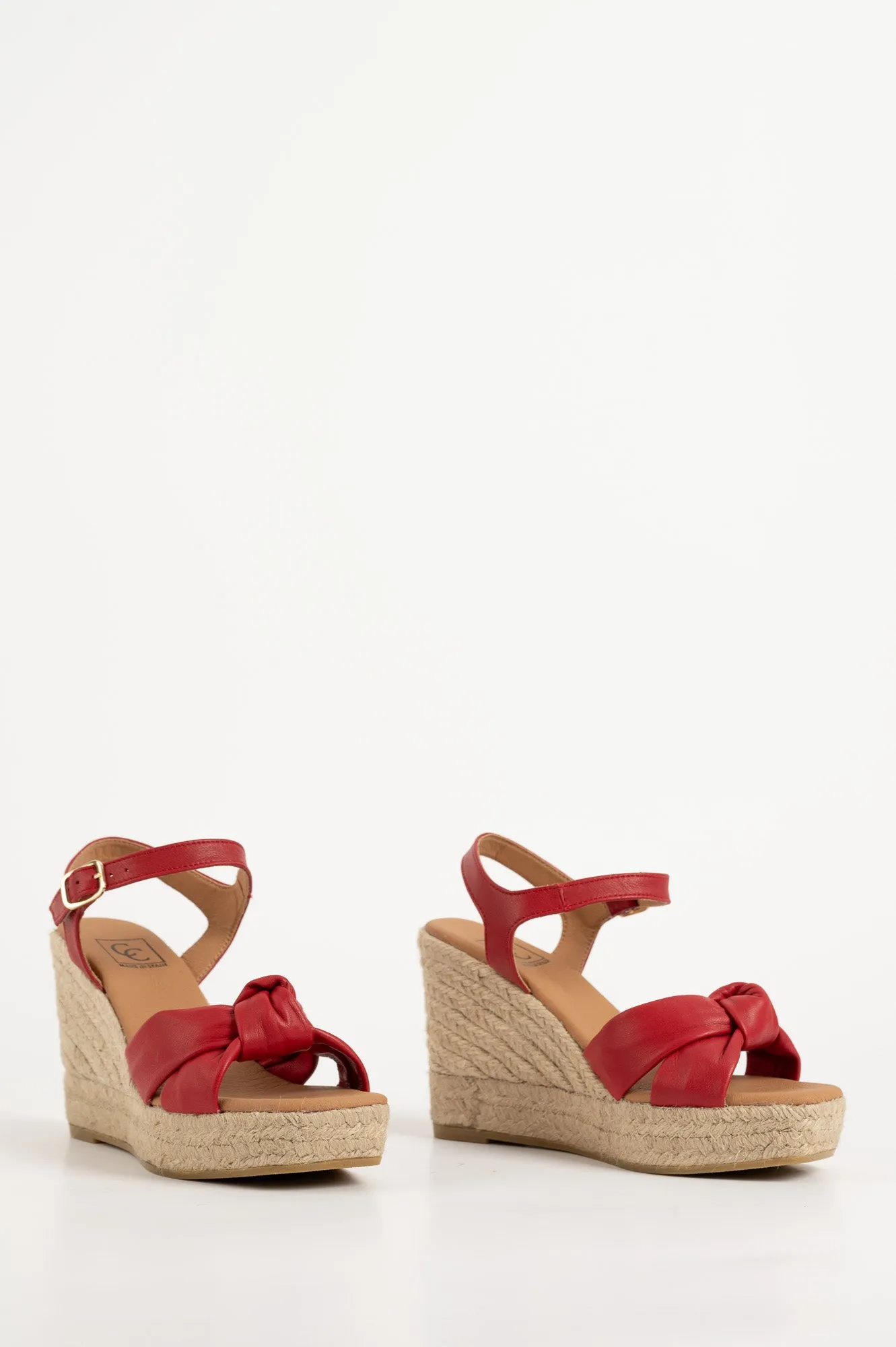 Espadrill Venice 052 | Rött Skinn