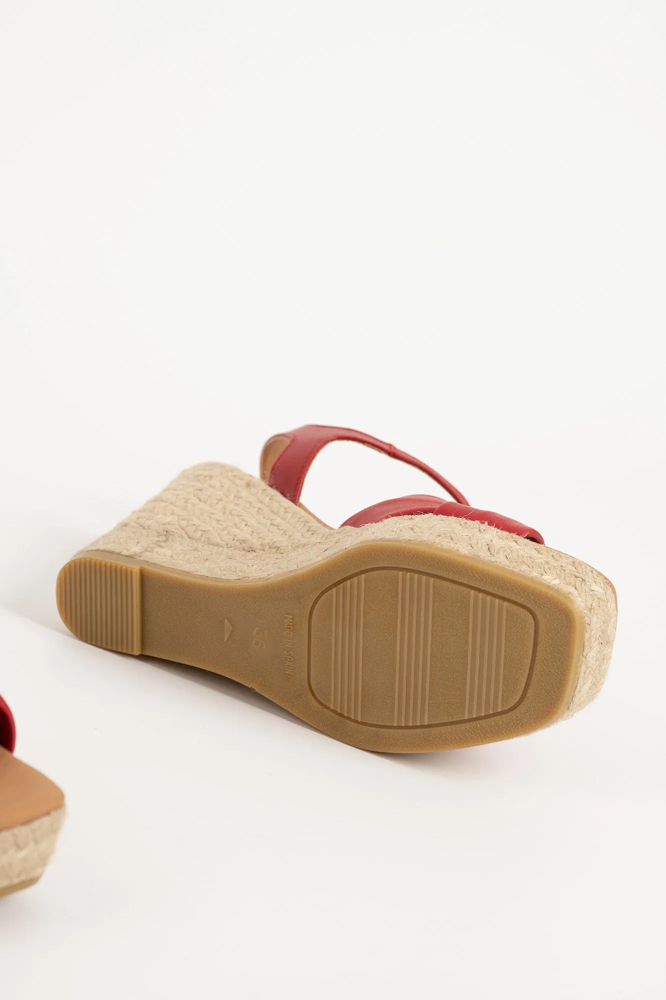 Espadrill Venice 052 | Rött Skinn