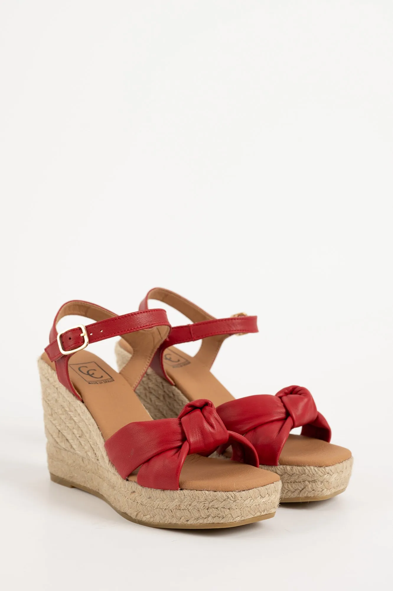 Espadrill Venice 052 | Rött Skinn