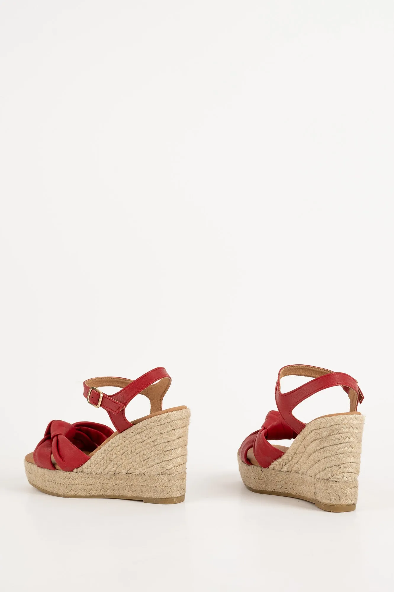Espadrill Venice 052 | Rött Skinn
