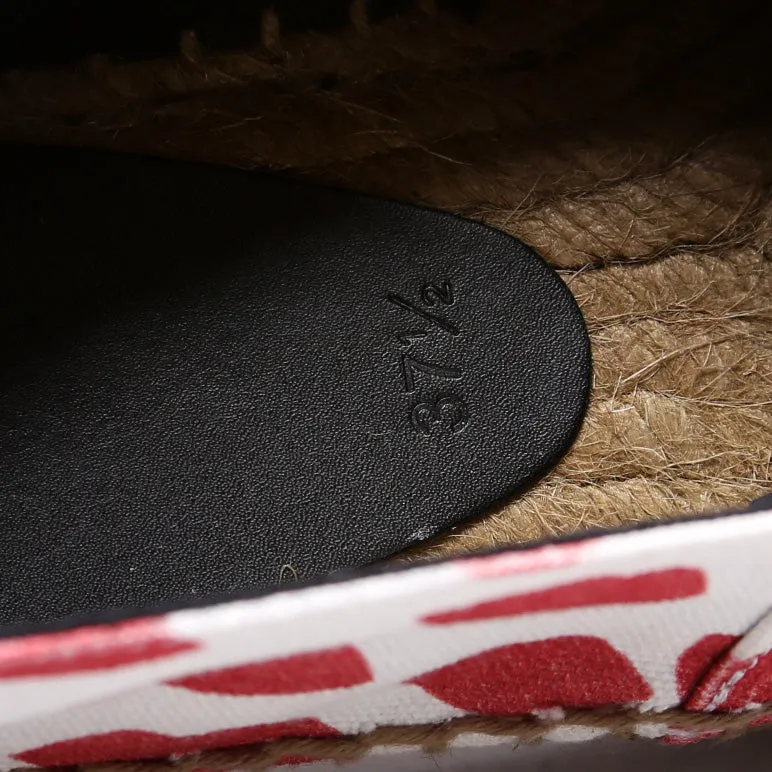 Espadrilles Lips Canvas Size 37.5