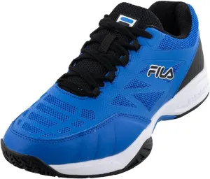 Fila Kids Boys Axilus Lace Up Tennis Sneakers Shoes - Blue - Size 5.5 M