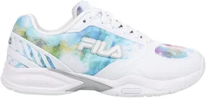 Fila Womens Volley Zone Tie Dye Pickleball Pickleball Sneakers Shoes - Blue, White - Size 12 M