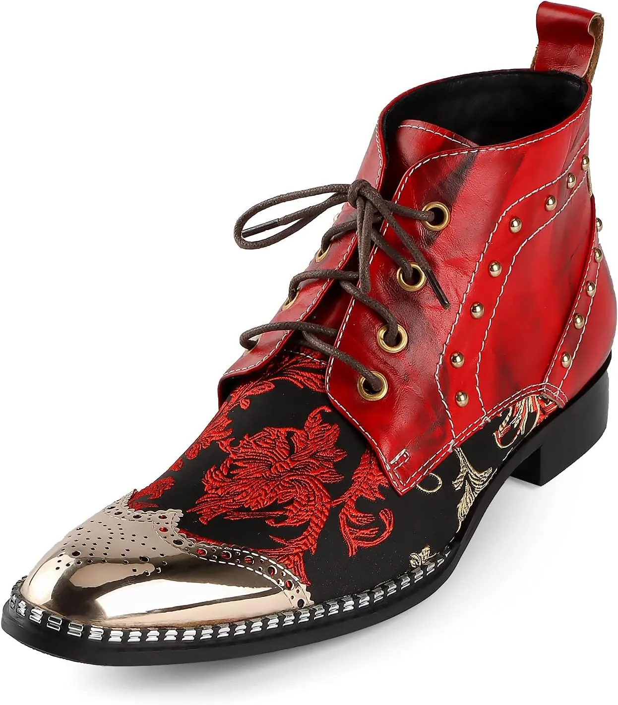 For Men Ankle Boots Club Party Holiday Show For Office Genuine Leather The First Layer Of Cowhide Pure Leather
