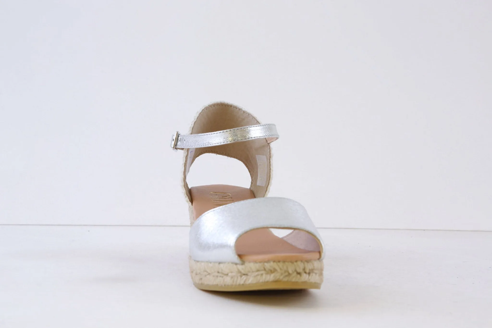 GAIMO - SEDAL MEDIUM WEDGE SANDAL - SILVER