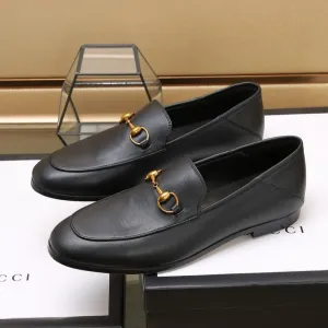 gg loafer black calfskin
