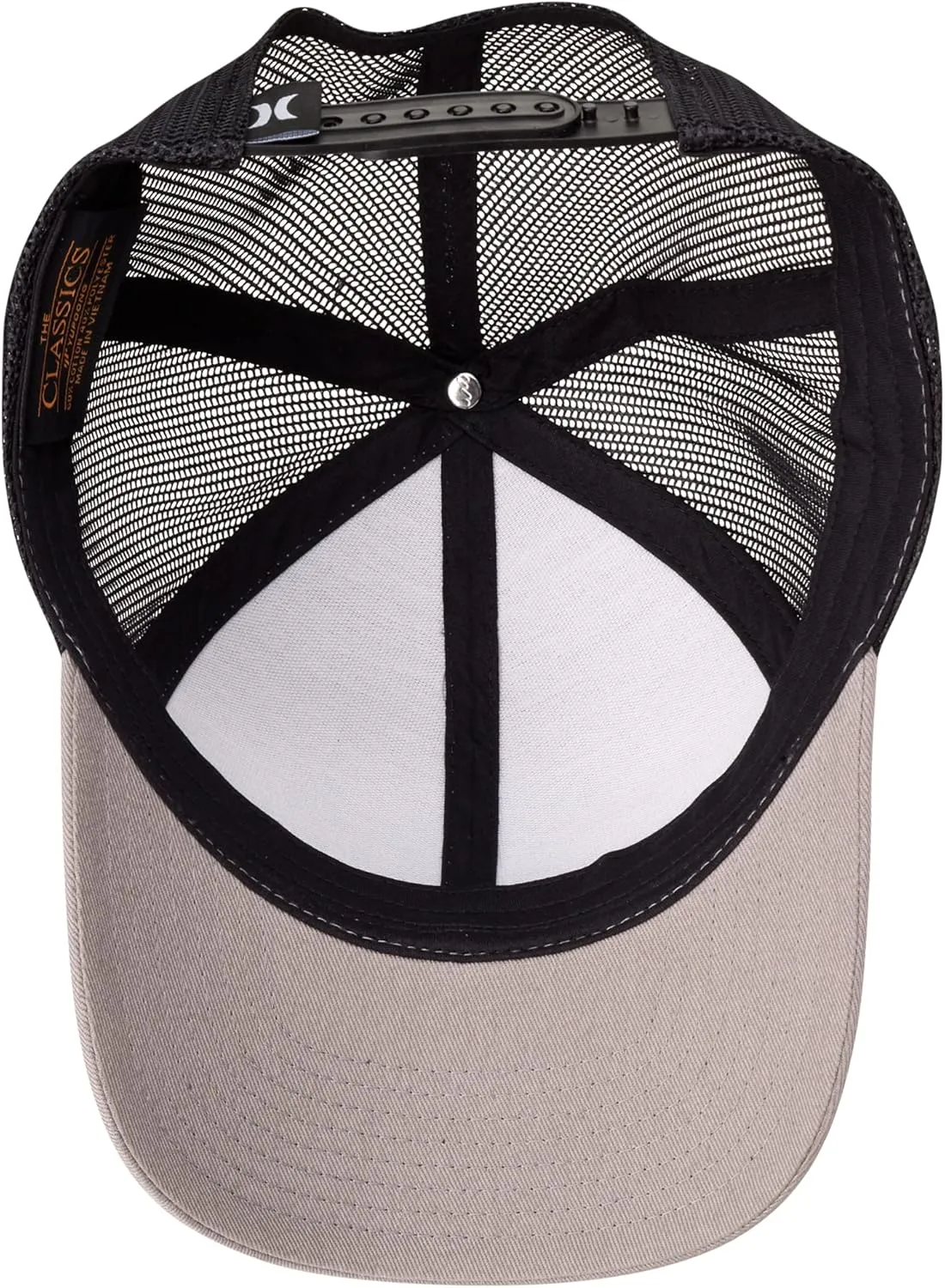 Hurley Men's Trucker Hat - Corp Snap Back Comfortable Curved Bill with Adjustable Snap Closure - Trucker Hats for Men