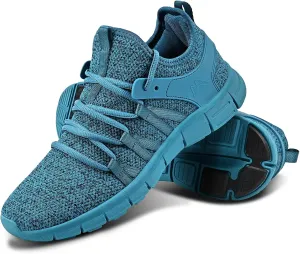 INZCOU Running Shoes Lightweight Tennis Shoes Non Slip Gym Workout Shoes Breathable Mesh Walking Sneakers
