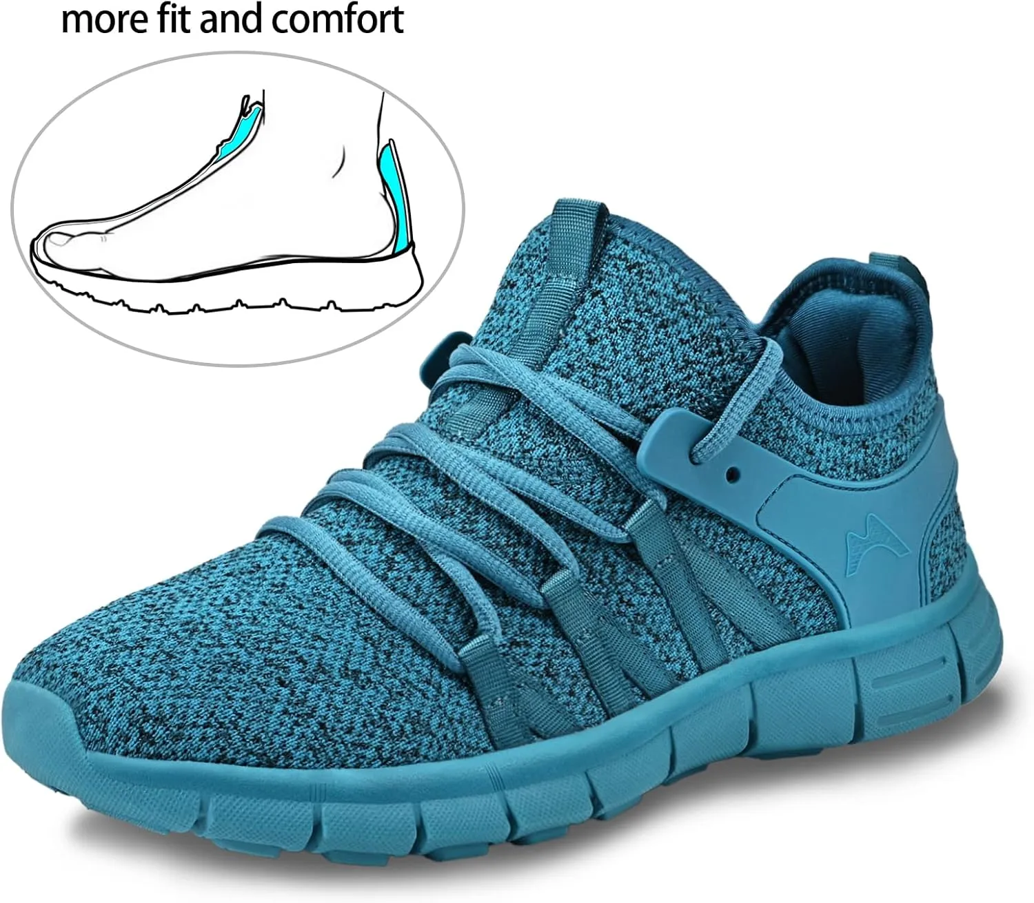 INZCOU Running Shoes Lightweight Tennis Shoes Non Slip Gym Workout Shoes Breathable Mesh Walking Sneakers