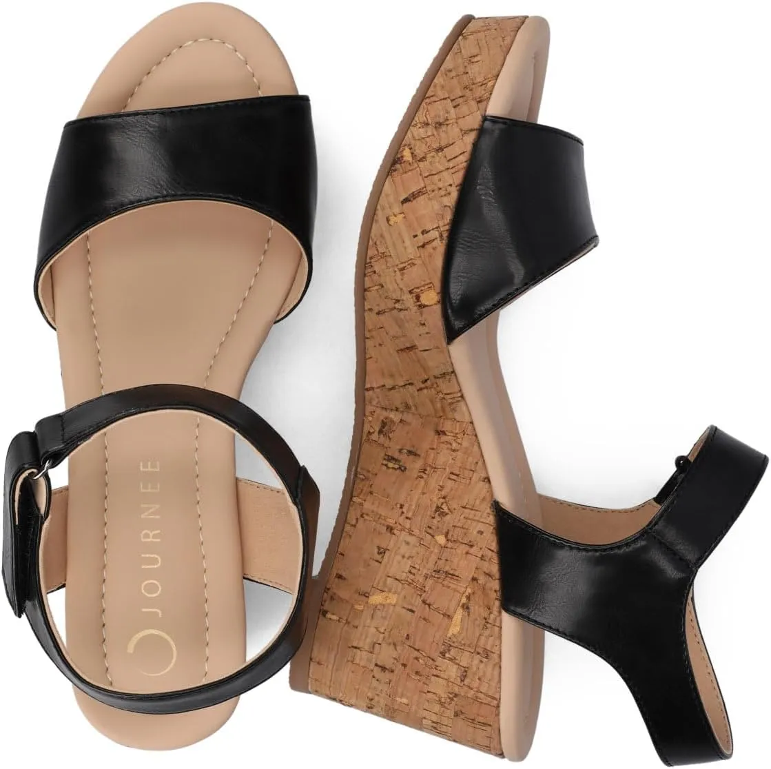 Journee Collection Women's Ranae Wedge Sandal