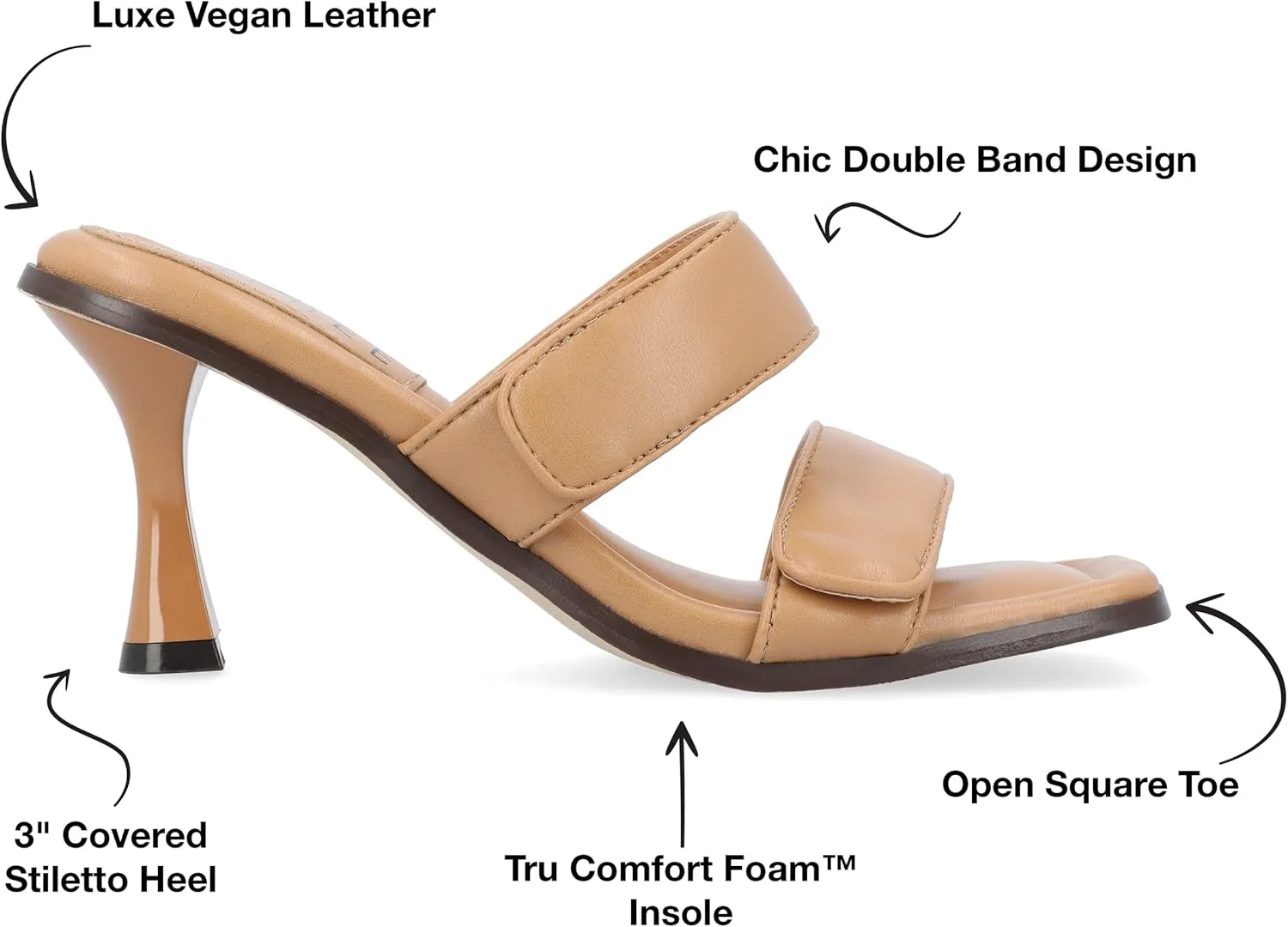 Journee Women's Comfort Foam Essey Sandals