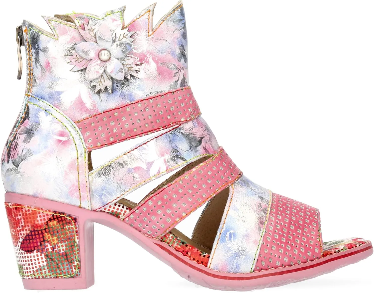 Laura Vita Women's Open Wedge Sandals Peeptoe