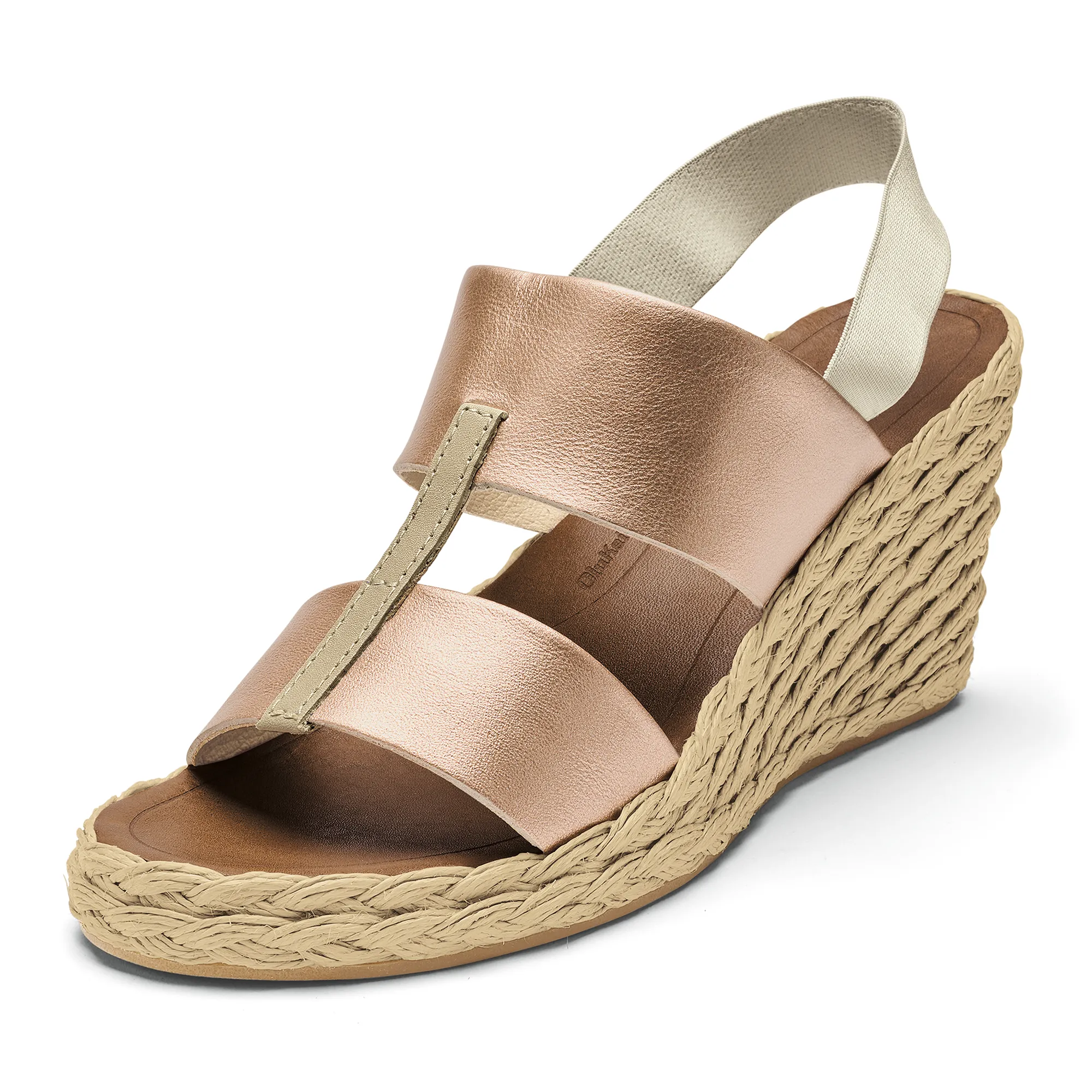 Lile Wedge - Copper / Tan