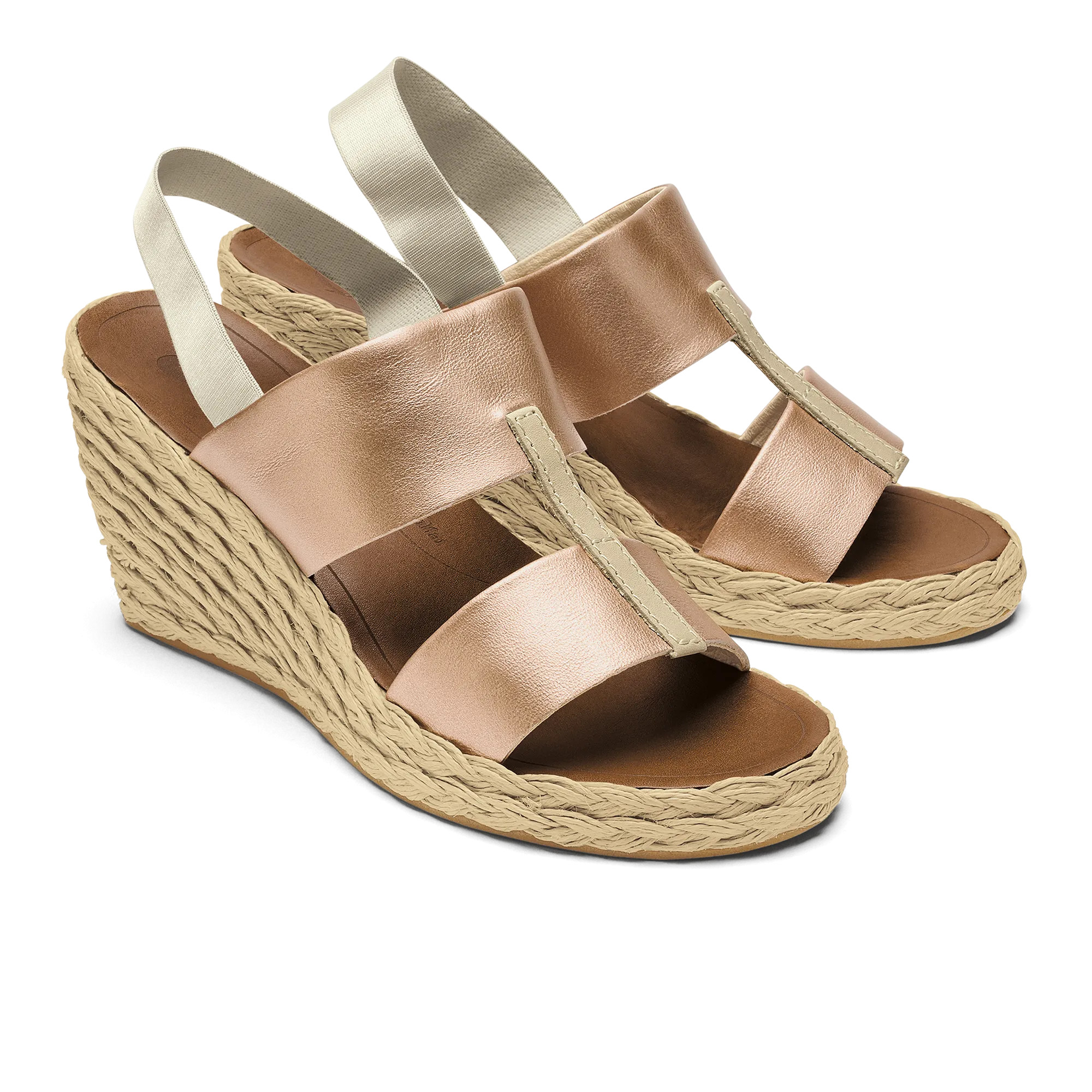 Lile Wedge - Copper / Tan