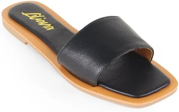 Liliana Footwear Women's Slip-on Sandals, MINDEE-2