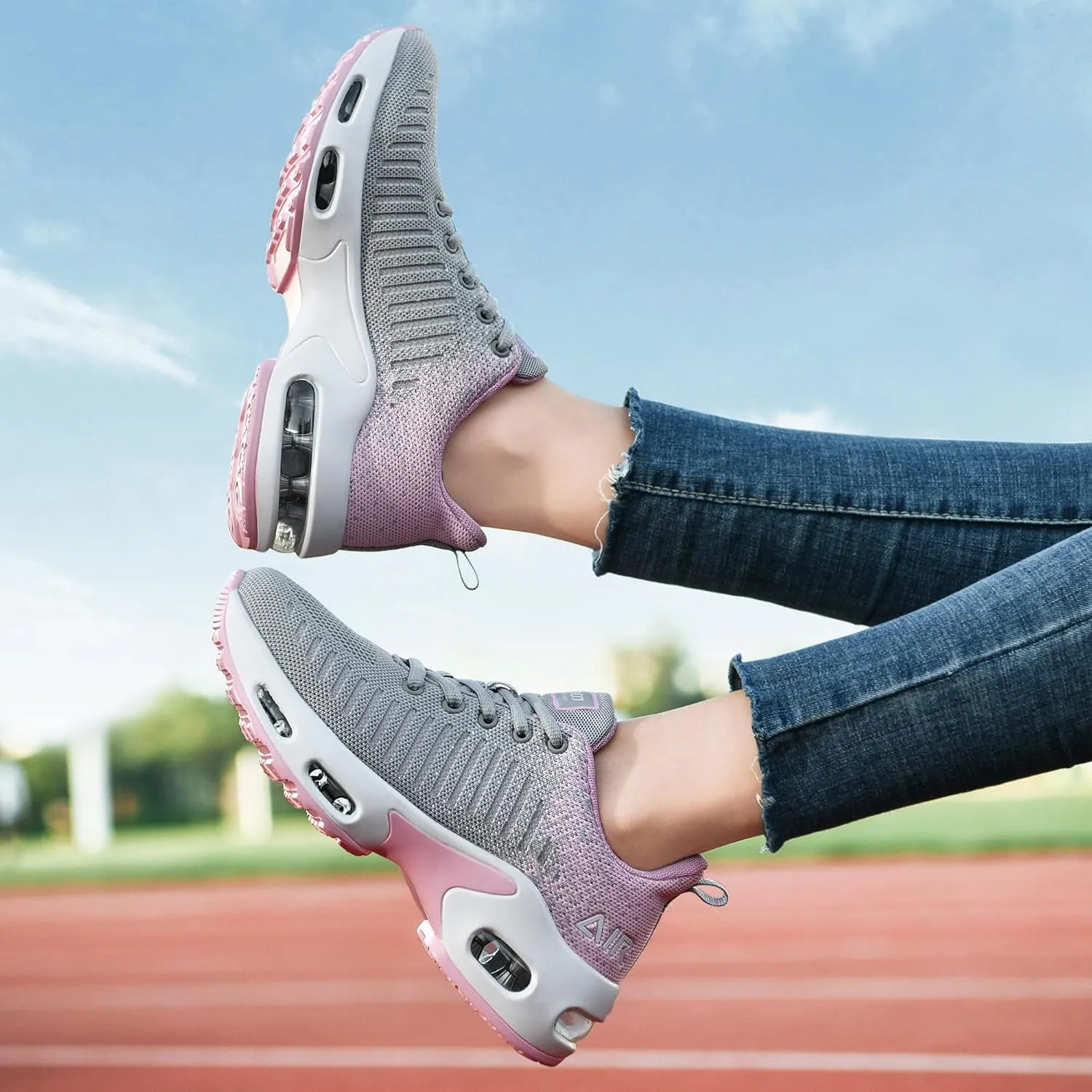 MAFEKE Women Athletic Running Shoes Tennis Breathable Lightweight Fashion Walking Jogging Sneakers