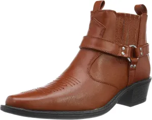 Mens Eastwood Cowboy Ankle Boots (13 US) (Black)