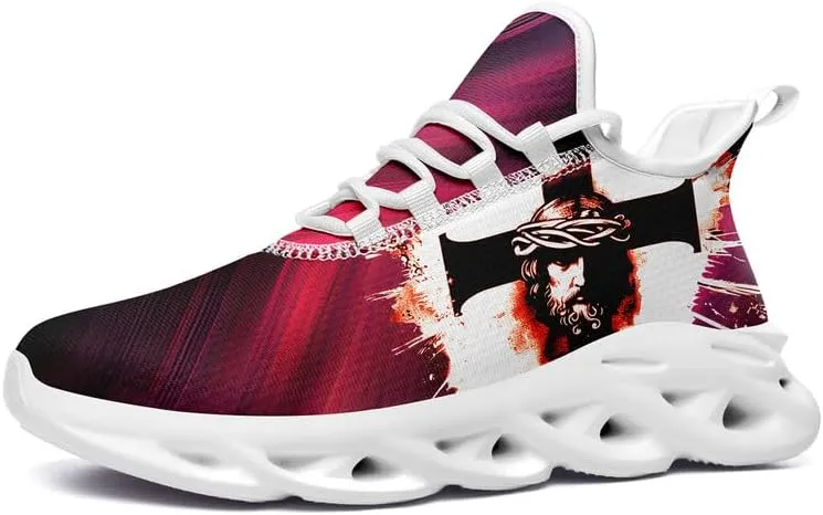 Mens Jesus Running Shoes Lightweight Casual Walking Sneakers Non Slip Gym Training Breathable Jogging Shoe for Women