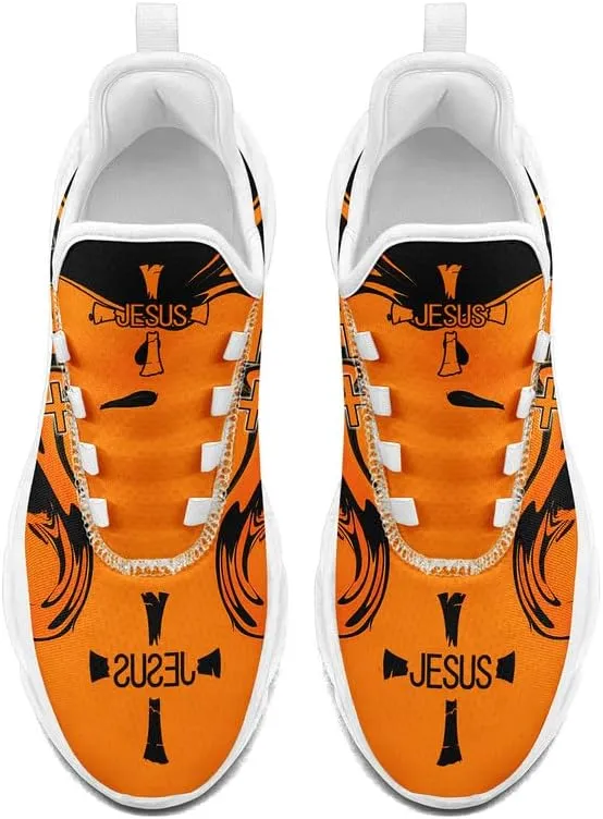 Mens Jesus Running Shoes Lightweight Casual Walking Sneakers Non Slip Gym Training Breathable Jogging Shoe for Women