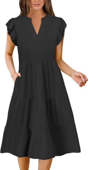 MixShe Summer Dresses for Women 2025 Elegant Classy Casual Fashion Dress S-XXL