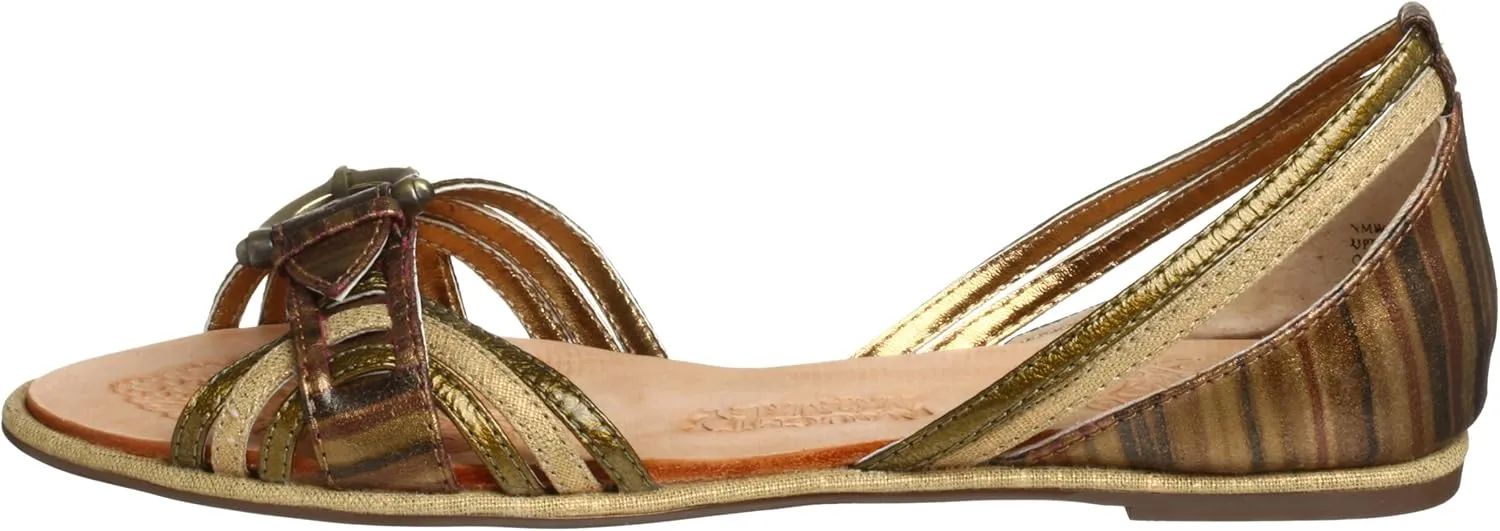 Naughty Monkey Women's Shredded Card Sandal