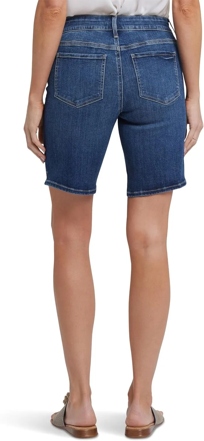 NYDJ Women's Petite Ella Denim Shorts in Rio Rapids