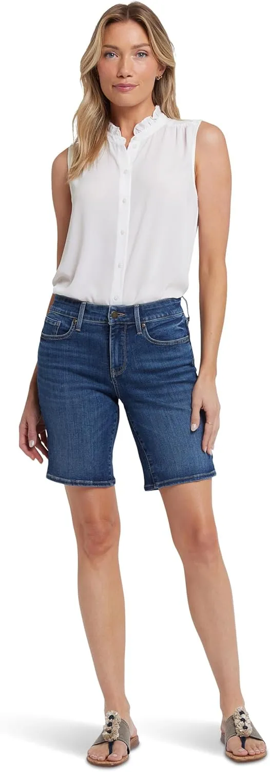 NYDJ Women's Petite Ella Denim Shorts in Rio Rapids