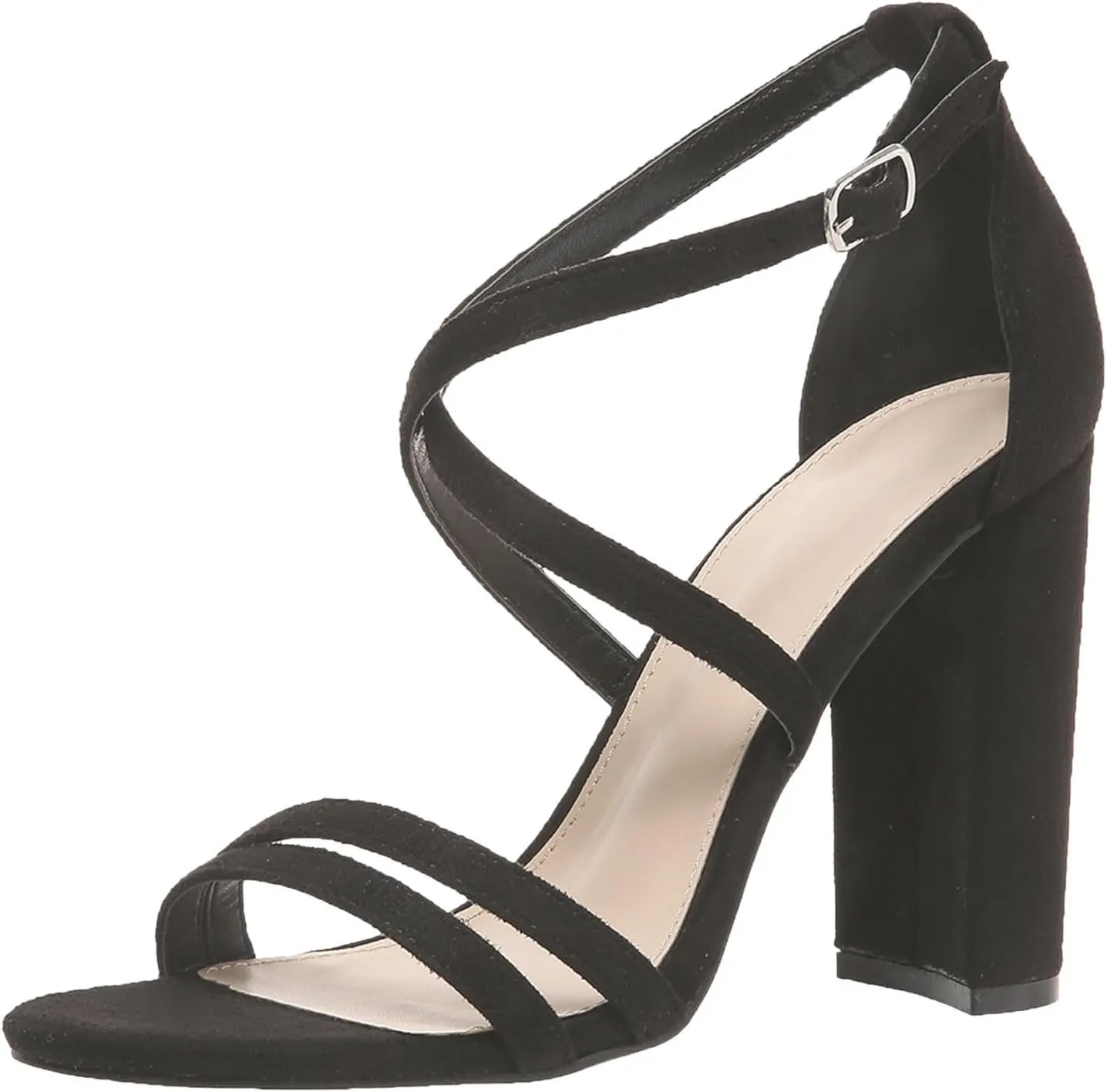 Open Toe Ankle Strap Low Block Chunky Heels Sandal Sized Embroidered Wrapped Sandals