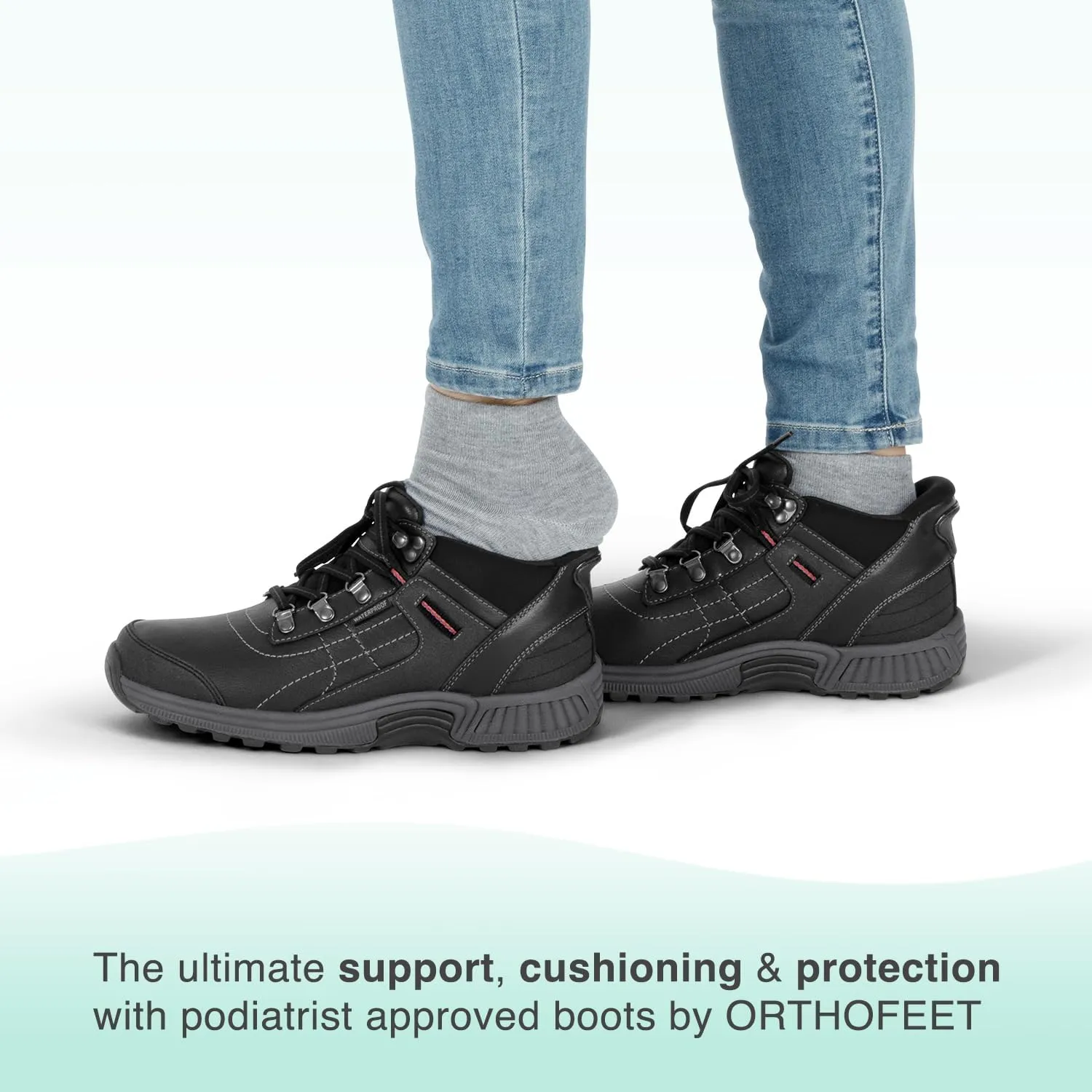 Orthofeet Women's Orthopedic Carmel Hands-Free Boots