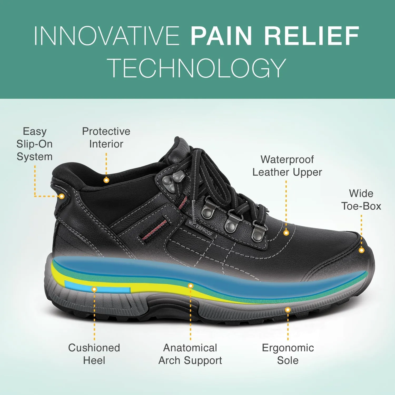 Orthofeet Women's Orthopedic Carmel Hands-Free Boots